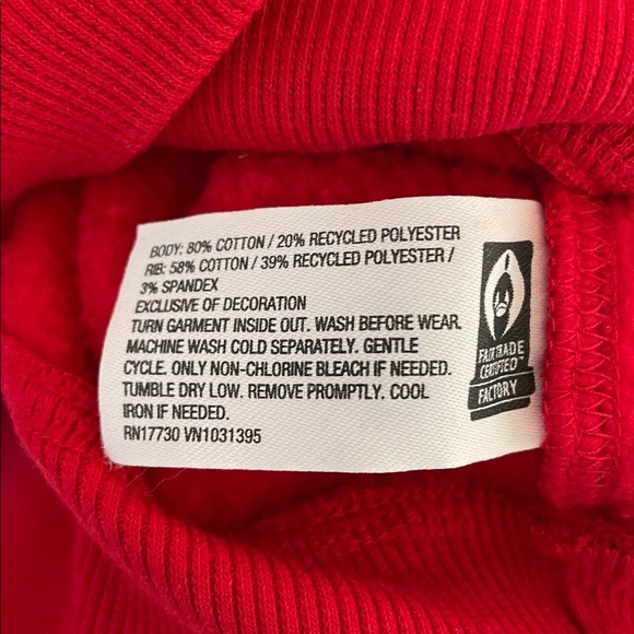 WILD FABLE Apres Ski Club Embroidered Graphic Boxy Pullover Sweatshirt Size M - Picture 5 of 7